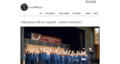 Desktop Screenshot of lacappella.se