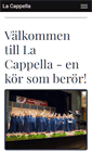 Mobile Screenshot of lacappella.se